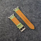 Fashion GG Apple Watch Band Wrist Strap / Light Green