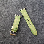 Fashion GG Apple Watch Band Wrist Strap / Light Green