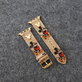 Fashion Gucci Design Apple Watch Band Wrist Strap / Brown for 38mm-40mm-41mm