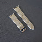 Luxury Band Apple Watch Light Beige Leather for 44mm