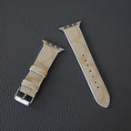 Luxury Band Apple Watch Light Beige Leather for 40mm