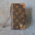 LV iPhone Folio Case For I Pro Max Plus / Brown Edges for 11