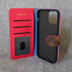 LV Phone Folio Case For I Pro Max Plus / Pink Edges for 11-pro-max