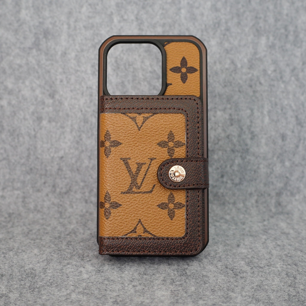 LV Card Slot Wallet Case For I Pro Max Plus for 12