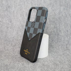 Black Checkered Phone Case For iPhone X 11 12 13 14 Pro Max Series for 11-pro