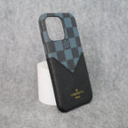 Black Checkered Phone Case For iPhone X 11 12 13 14 Pro Max Series for 11-pro-max