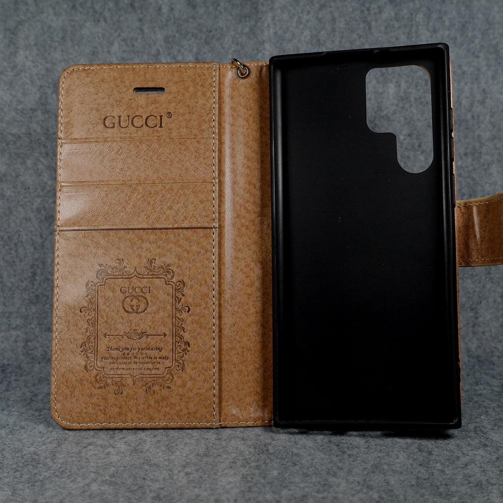 Samsung Galaxy Gucci Wallet Phone Case For S22 23 24 25 Ultra Plus for s22-ultra