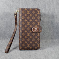 Fashion LV Wallet iPhone Case Zip Kickstand Function For I Pro Max Plus for 12
