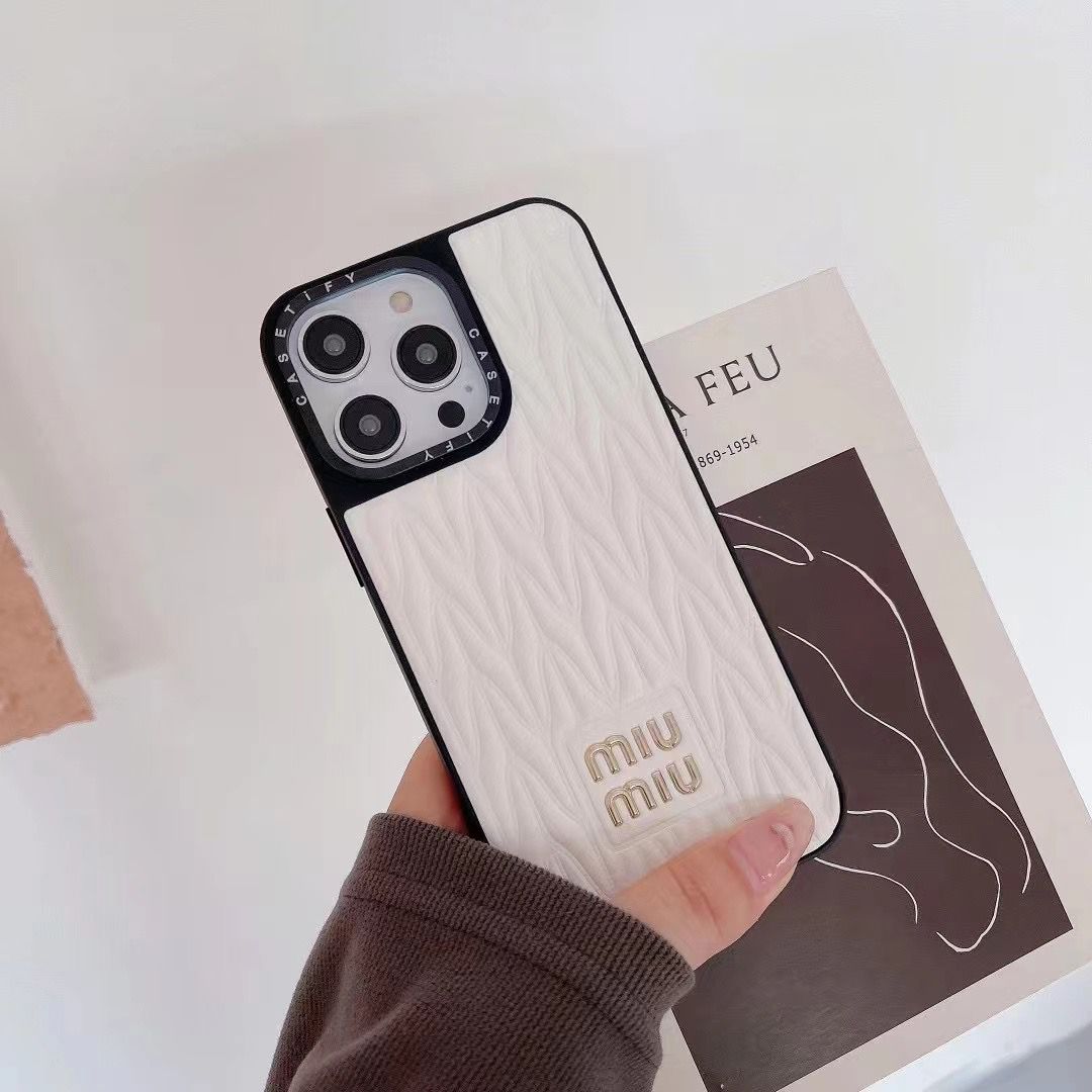 Miu Miu Case For iPhone 13 -17 Pro Max Plus for 13-pro