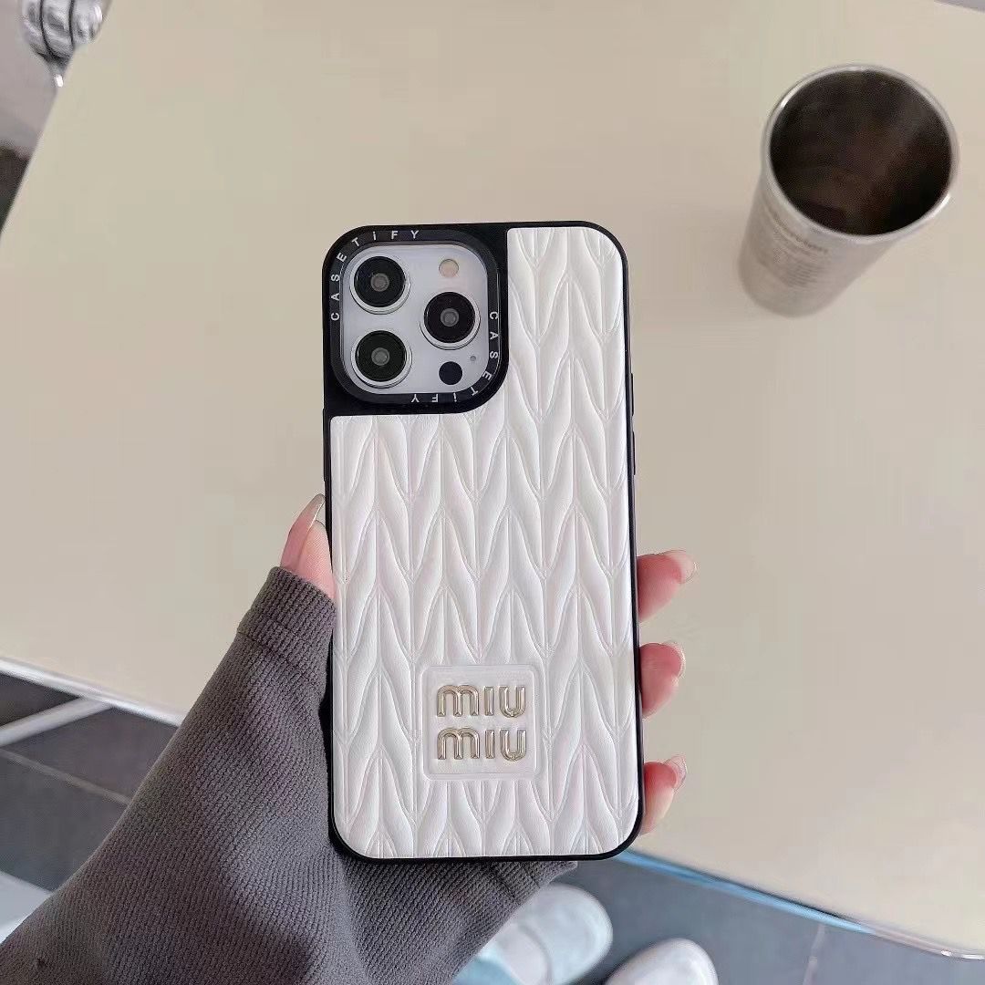 Miu Miu Case For iPhone 13 -17 Pro Max Plus for 13-pro