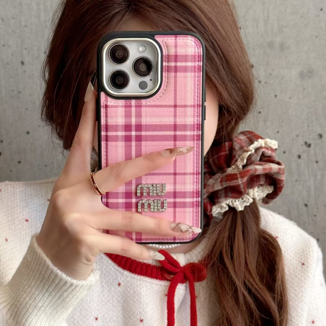 Miumiu iPhone Case For 13 14 1 5 16 Pro Max Plus Series for 13-pro