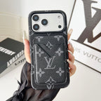 Magnet Card Holder LV iPhone Case For 13-17 / Pro / Pro Max for 13-pro