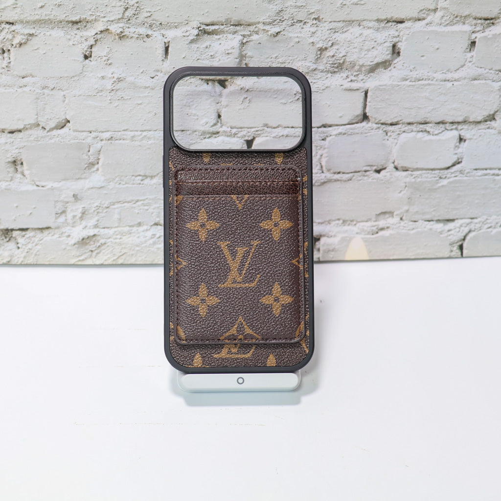 LV MagSafe Phone Case With Magnet Card Holder For iPhone 17 Series for 17-air