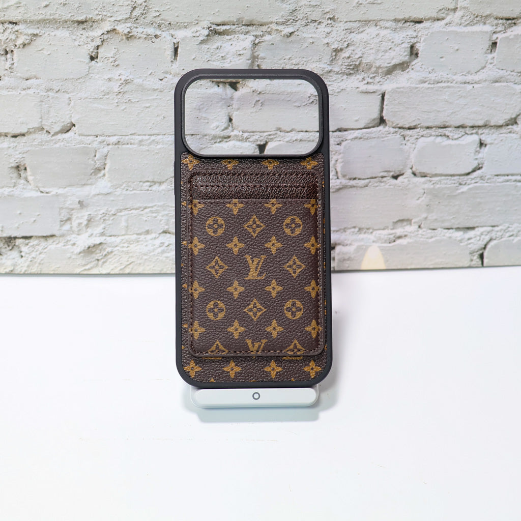 LV MagSafe Phone Case With Magnet Card Holder For iPhone 17 Series for 17-pro