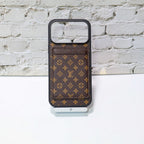 LV MagSafe Phone Case With Magnet Card Holder For iPhone 17 Series for 17-pro