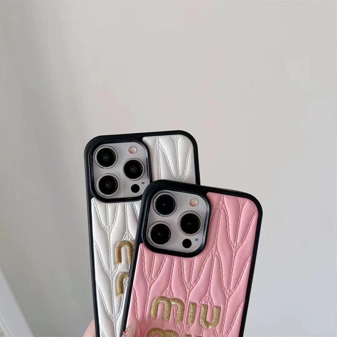 Miu Miu iPhone Case For 13 14 1 5 16 17 Pro Max Plus Series