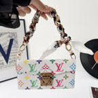 Multicolor LV Style Crossbody Case Wallet For 13-17 / Pro / Pro Max for 14
