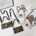 Multicolor LV Style Crossbody Case Wallet For 13-17 / Pro / Pro Max