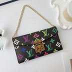 Multicolor LV Style Crossbody Case Wallet For 13-17 / Pro / Pro Max for 13-pro-max