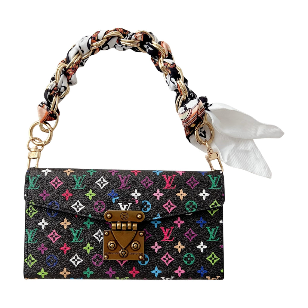 Multicolor LV Style Crossbody Case Wallet For 13-17 / Pro / Pro Max for 14-plus