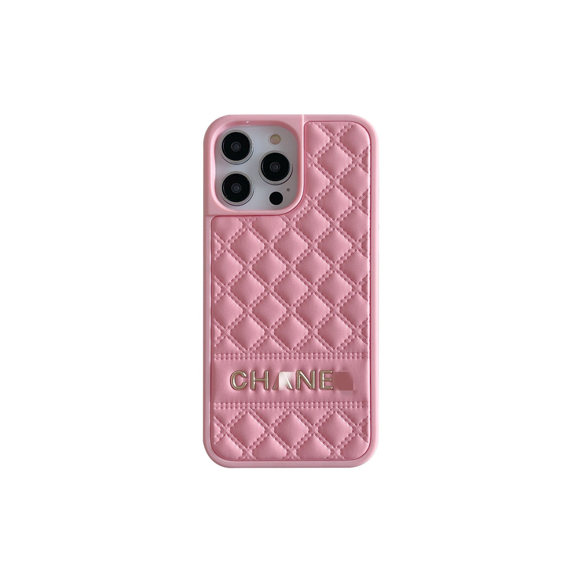 Vintage Leather CC iPhone Case Pink for iPhone 12