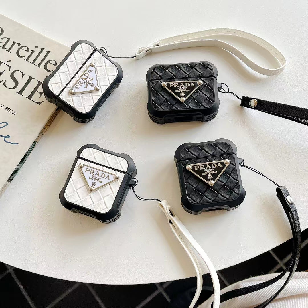 Prada AirPods Case Pro 2 3 Generation for 1-or-2