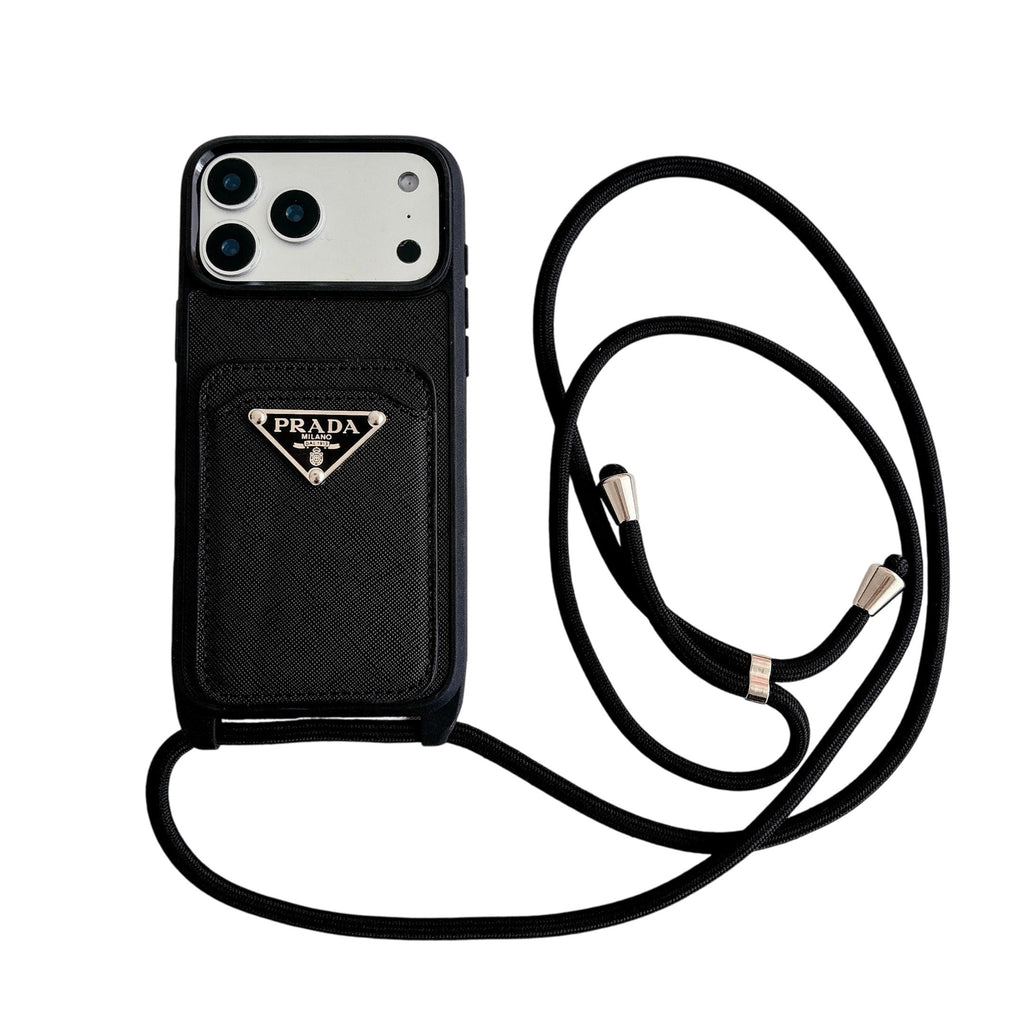Prada Crossbody Phone Case iPhone 12-17 / Pro / Pro Max / Plus / Air