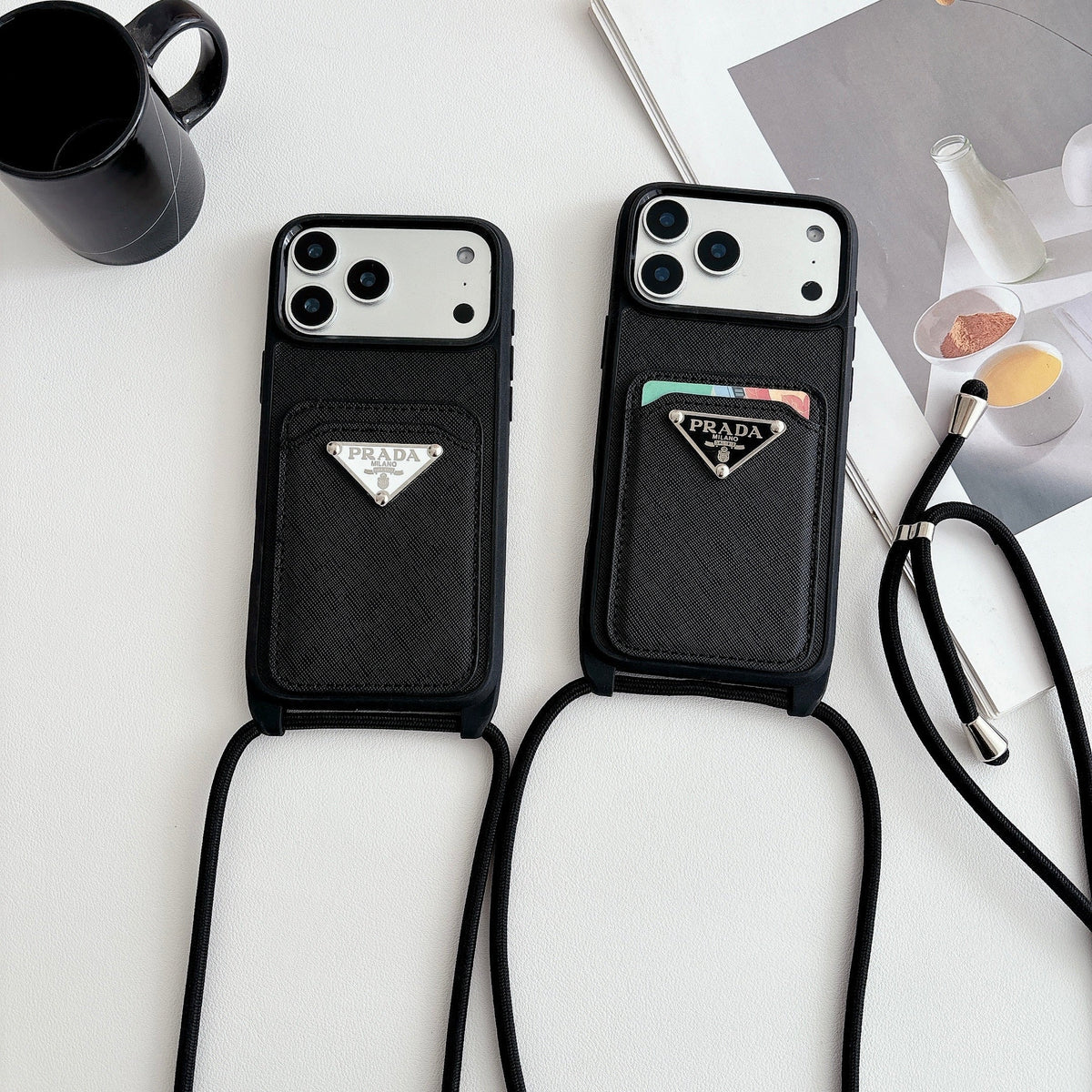 Prada Crossbody Phone Case iPhone 12-17 / Pro / Pro Max / Plus / Air for 12-pro