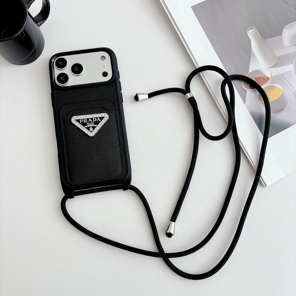Prada Crossbody Phone Case iPhone 12-17 / Pro / Pro Max / Plus / Air for 12-pro-max