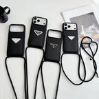 Prada Crossbody Phone Case iPhone 12-17 / Pro / Pro Max / Plus / Air