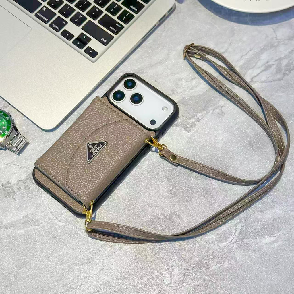 Pr Crossbody Wallet Phone Case iPhone 12-17/ Pro / Pro Max / Plus / Air