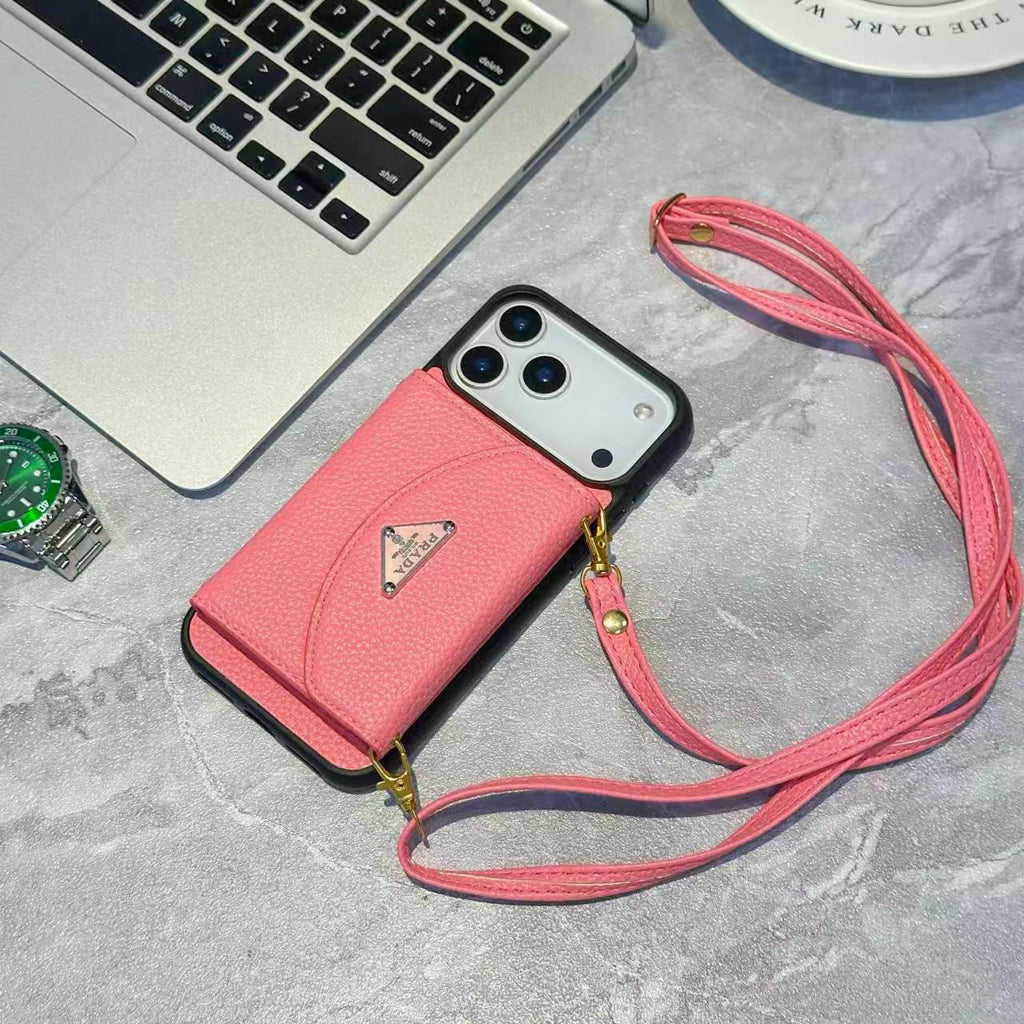 Pr Crossbody Wallet Phone Case iPhone 12-17/ Pro / Pro Max / Plus / Air for 12-pro