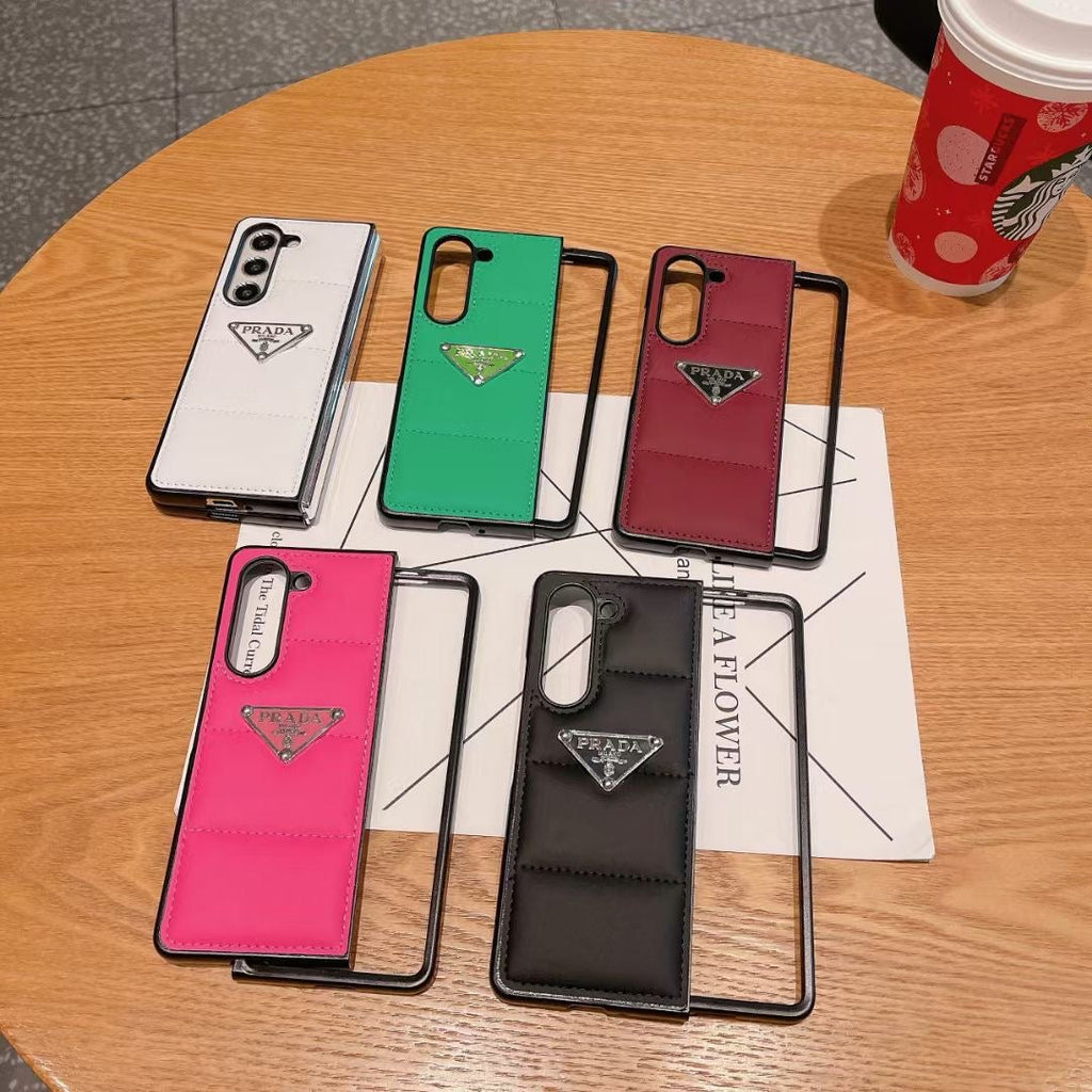 Prada Phone Case Samsung Galaxy Z Fold 3 4 5 6 Puffer for z-fold-3