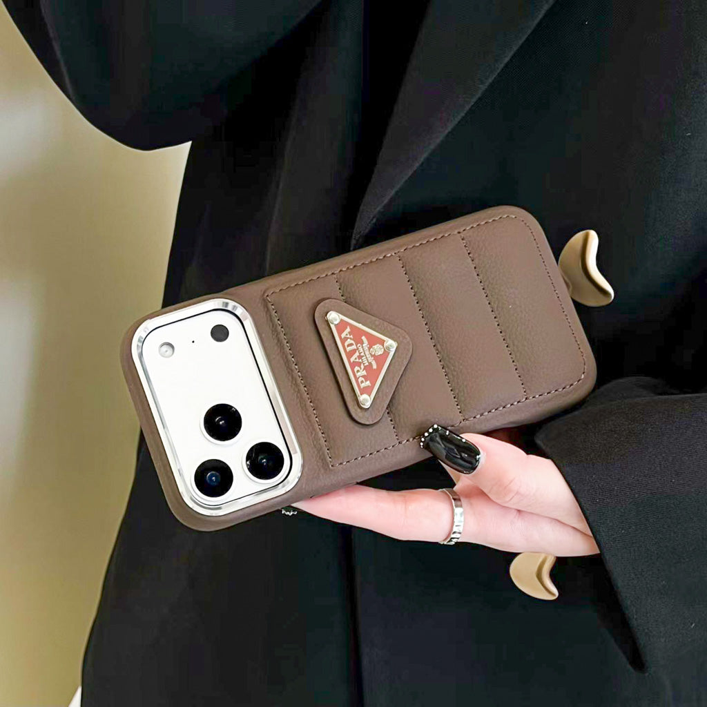 Puffer Case iPhone Prada For 12-17 Pro / Pro Max/ Air for 12-pro-max