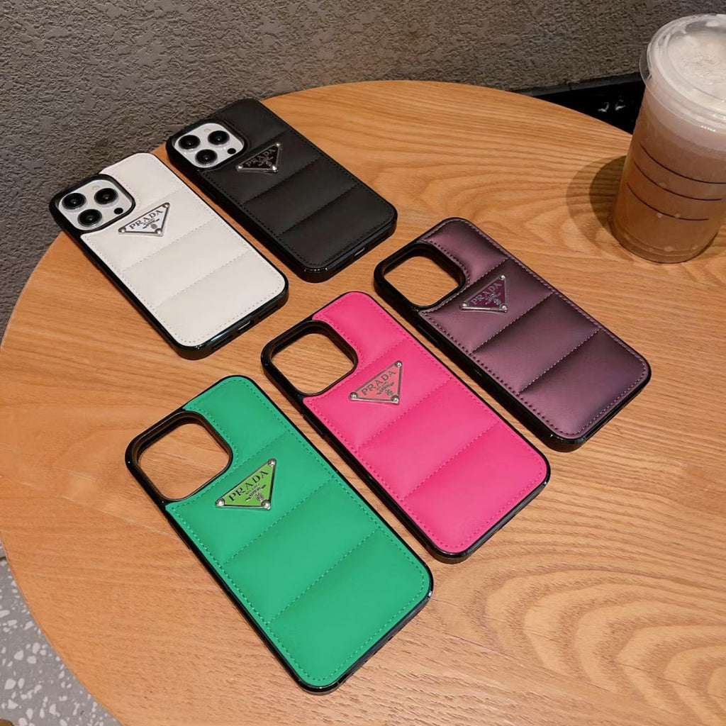 Prada Puffer Phone Case For I Pro Max Plus for 11