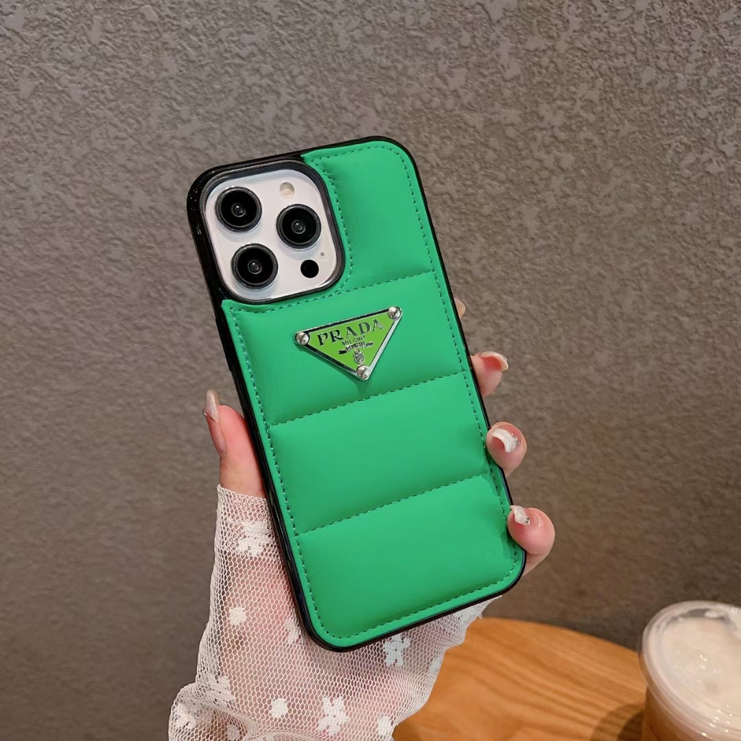 Prada Puffer Phone Case For I Pro Max Plus for 11