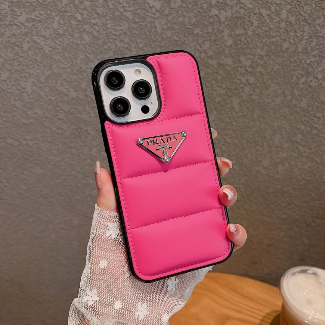 Prada Puffer Phone Case For I Pro Max Plus for 11