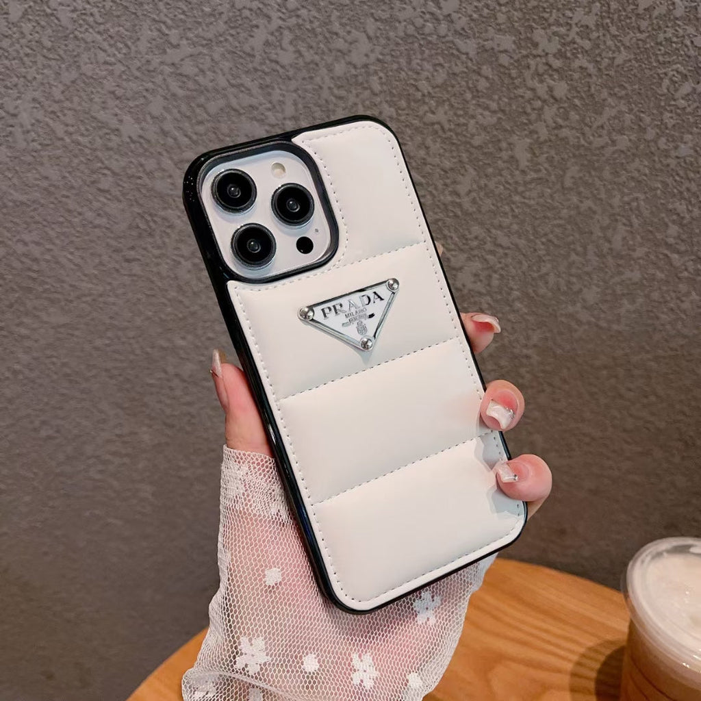 Prada Puffer Phone Case For I Pro Max Plus for 11
