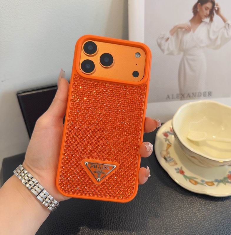 Rhinestone Prada Phone Case iPhone 13-17 / Pro / Pro Max for 12-pro