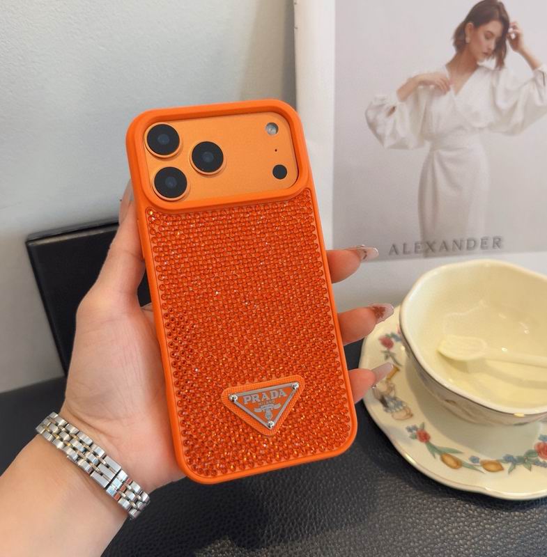 Rhinestone Prada Phone Case iPhone 13-17 / Pro / Pro Max for 12-pro-max