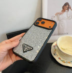 Rhinestone Prada Phone Case iPhone 13-17 / Pro / Pro Max for 14-pro