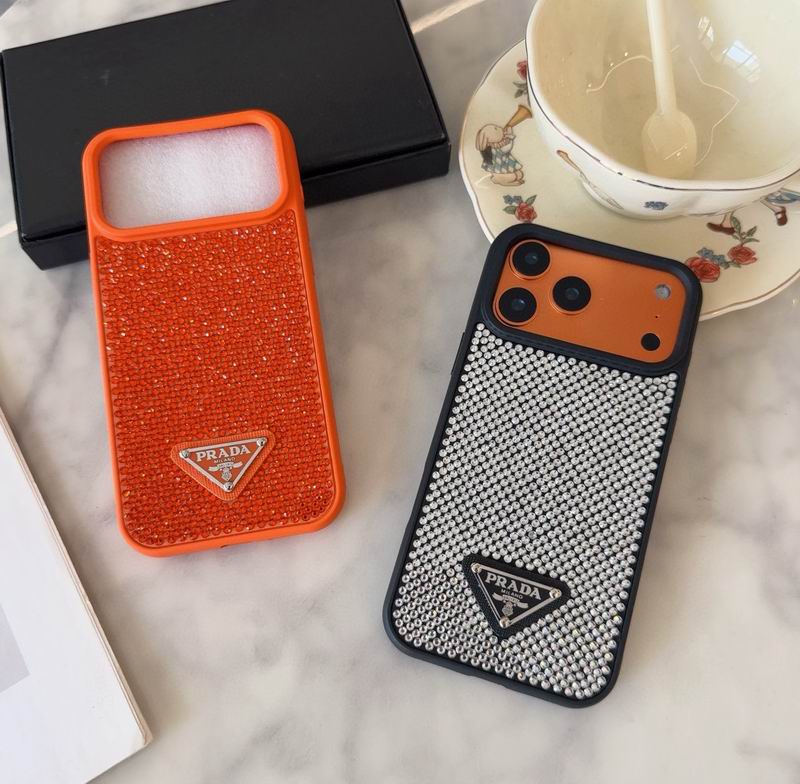 Rhinestone Prada Phone Case iPhone 13-17 / Pro / Pro Max for 12