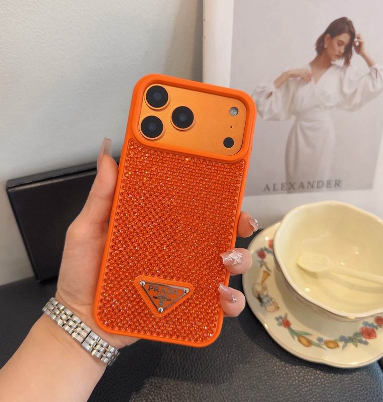 Rhinestone Prada Phone Case iPhone 13-17 / Pro / Pro Max for 12-pro-max