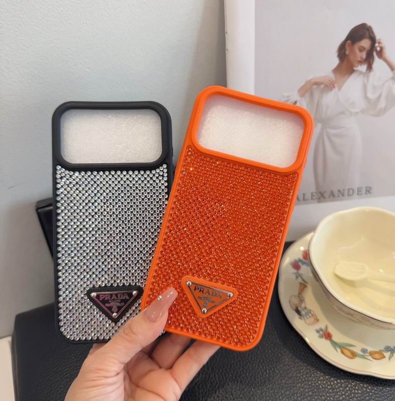 Rhinestone Prada Phone Case iPhone 13-17 / Pro / Pro Max for 12