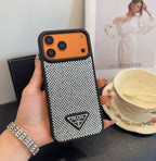 Rhinestone Prada Phone Case iPhone 13-17 / Pro / Pro Max for 13-pro-max