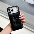 Sl iPhone Case Plain Leather For 13-17 / Pro / Pro Max for 13-pro