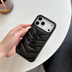 Sl iPhone Case Plain Leather For 13-17 / Pro / Pro Max for 13-pro