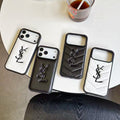 Sl iPhone Case Plain Leather For 13-17 / Pro / Pro Max
