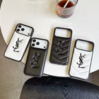 Sl iPhone Case Plain Leather For 13-17 / Pro / Pro Max