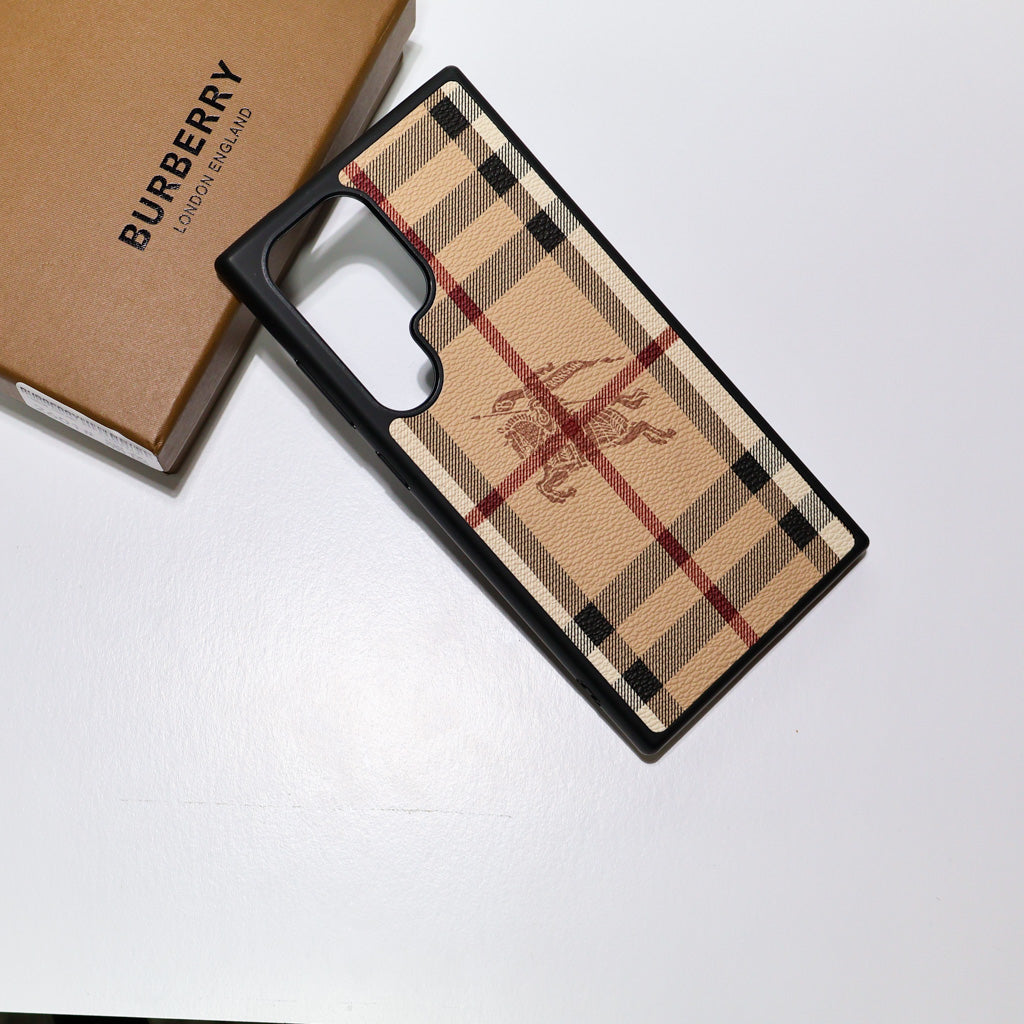 Burberry Phone Case Samsung Galaxy S22 23 24 25 26 Plus Ultra for s26